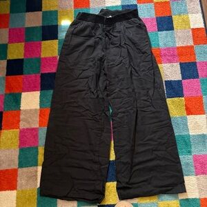 aerie Black Wide-Leg Sweatpants for Men